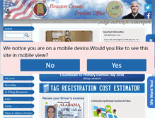 Tablet Screenshot of houstoncountyprobate.org